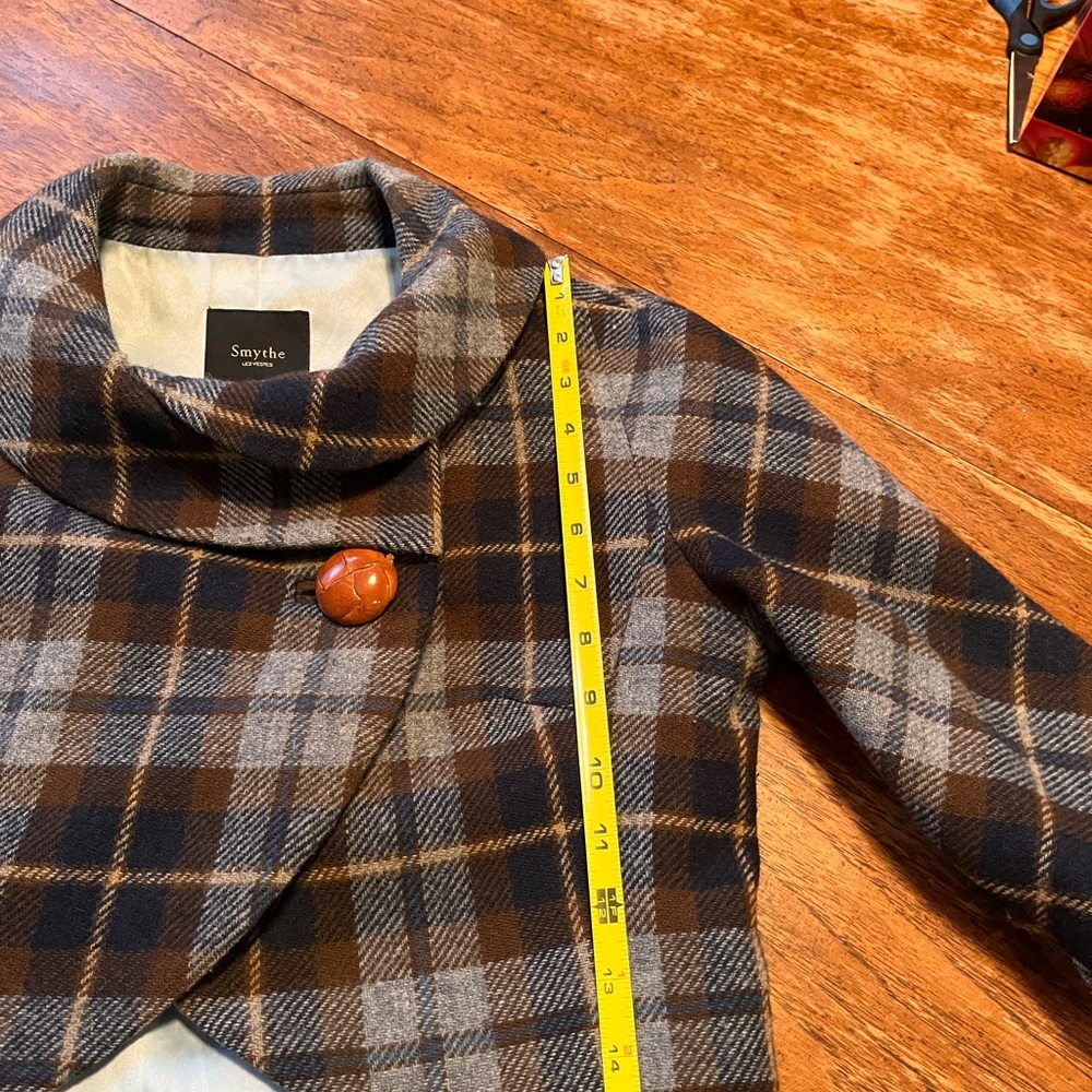 Smythe vestes cropped blazer $190 size 4 - Picture 6 of 9